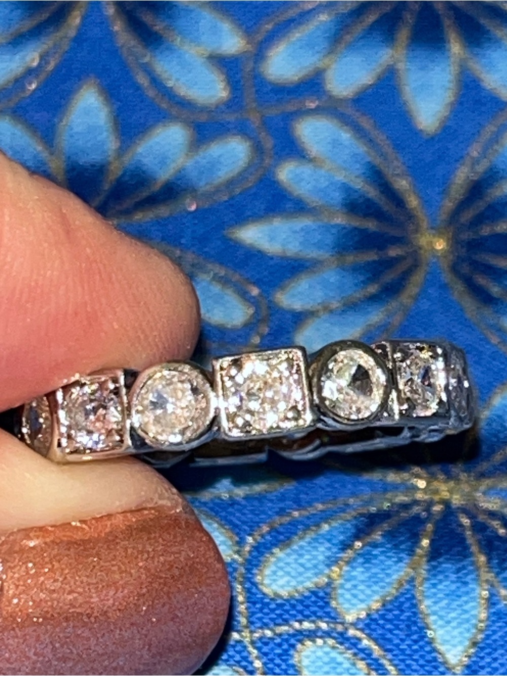 Timeless Silver Eternity Band with AAA CZ Stones Size 10 STUNNING